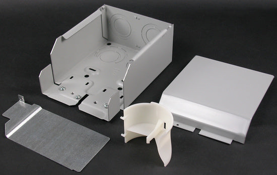 G4010DFO Entrance End Fitting in Gray