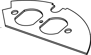 CRFB-D-2 Duplex Device Plate