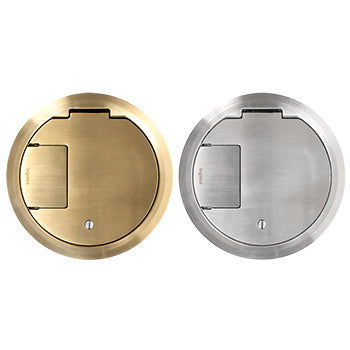 8CTCHDSS 8 inch Surface Style Heavy Duty Cover Assembly in Stainless Steel