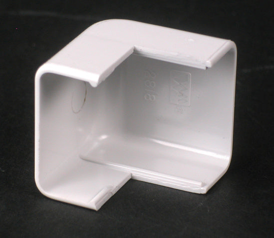 2818-WH Uniduct® External Elbow Fitting in White