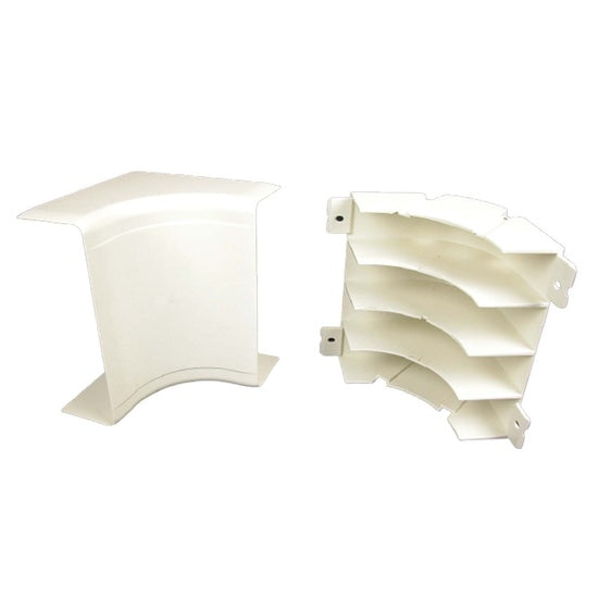 5417FO 5400 Radiused Full Capacity Internal Elbow Fitting in Ivory