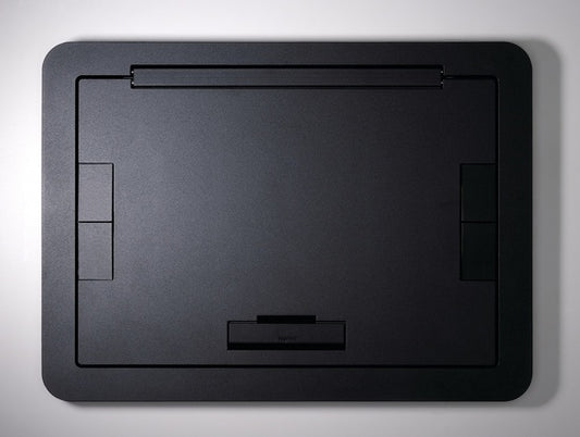 EFB6810BTBK - Wiremold - Evolution EFB6810 Flush Style Cover with Solid Lid in Black