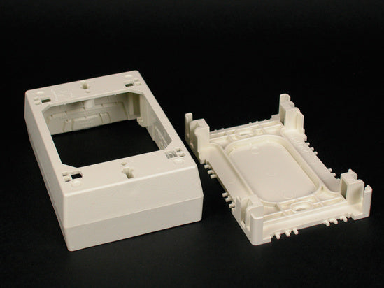 2347 One Gang Device Box in Ivory