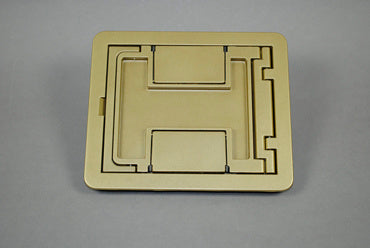 FPBTCGY- FloorPort™ Blank Cover Assembly in Gray
