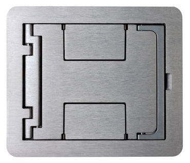 FPBTCBS- FloorPort™ Blank Cover Assembly in Brass