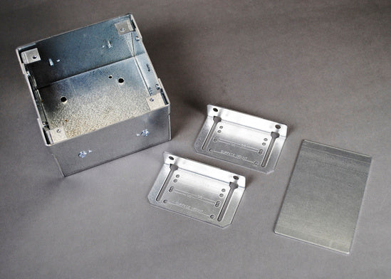 WSB42-2 WallSource™ Two Gang Box with Divider and Mounting Brackets