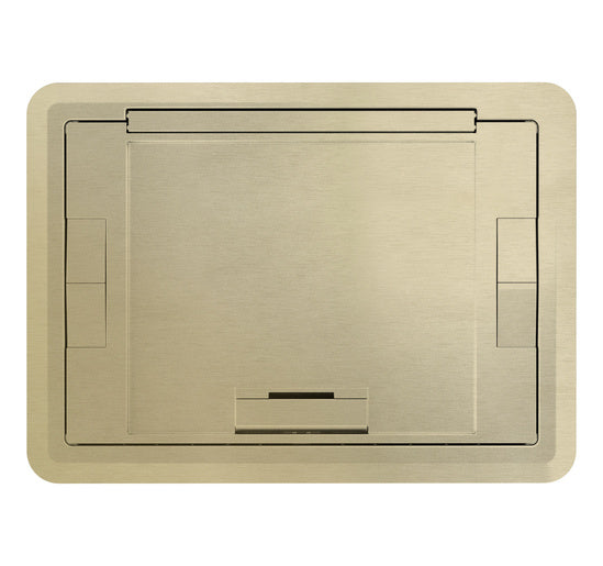 Evolution™ EFB6810 Surface Style Cover with Floor Insert in Satin Brass