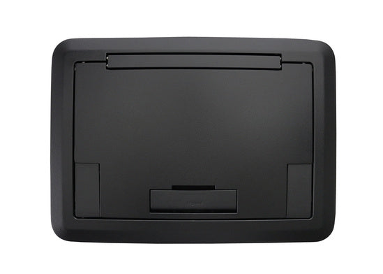 EFB45BTCBKTR Evolution™ EFB45 Floor Box Surface Style Cover with Solid Lid in Black