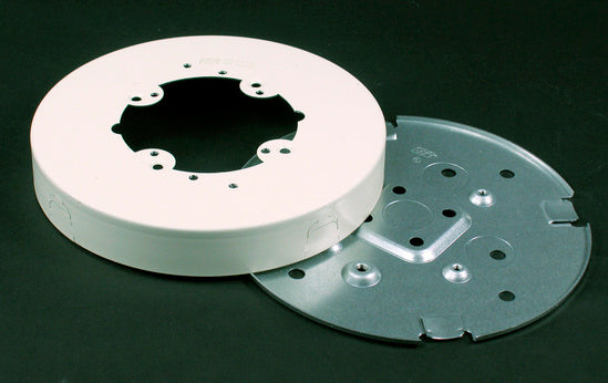 V5739 Solid Base Fixture Box Fitting in Ivory