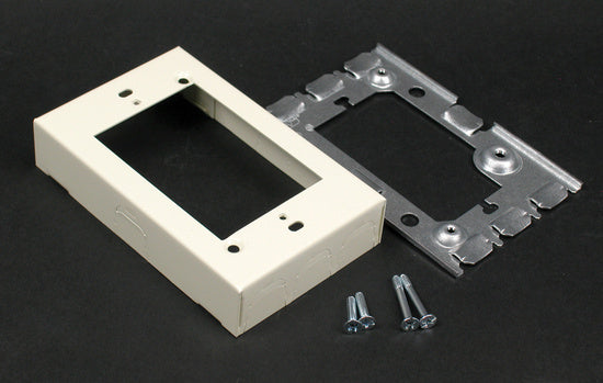 5751WH One Gang Flush Type Extension Adapter Fitting in White