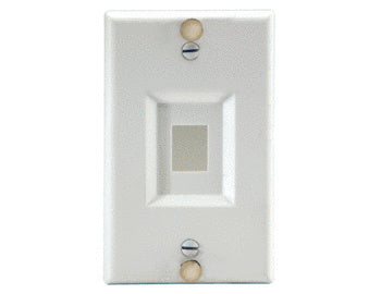 Keystone Wall Phone Plate in White