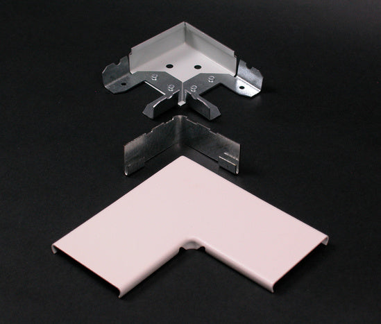V2411D 2400D Divided Flat Elbow Fitting in Ivory