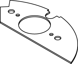 CRFB-SR2-2 1.60 inch (41mm) Device Plate
