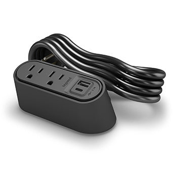 WSPC220CBK Desktop Power Center in Black