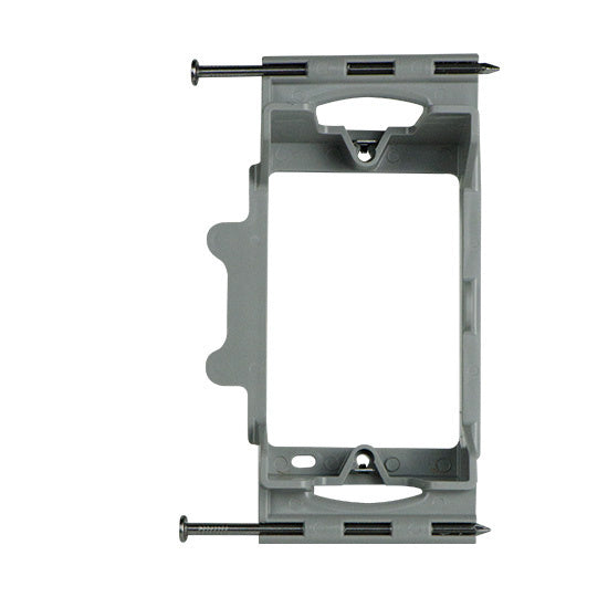 1-Gang Low Voltage Captive Nails Mounting Bracket with QuickConnect