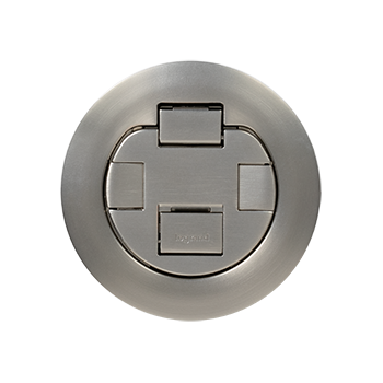 4CTSN 4 inch Cover Assembly Flush in Satin Nickel