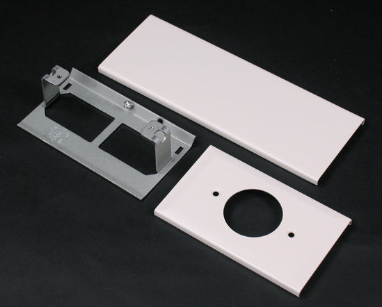 30TP-J Single Receptacle Cover in Ivory