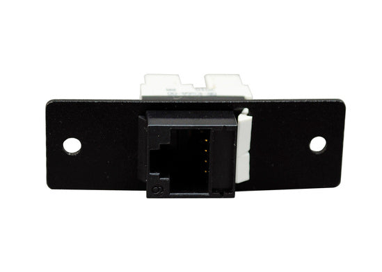 AV9015BK Keystone CAT6 Jack Plate in Black