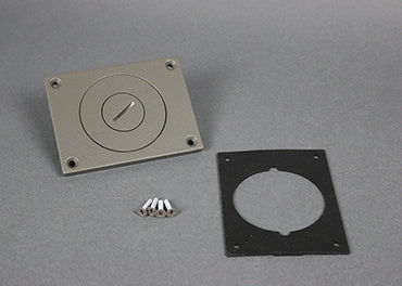 829CKAL-3/4GY Communications Cover Plate in Gray