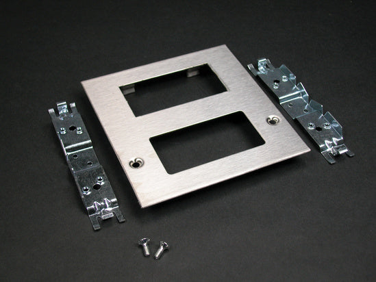 S4048RF Rectangular Receptacle Device Cover With Modular Furniture Opening