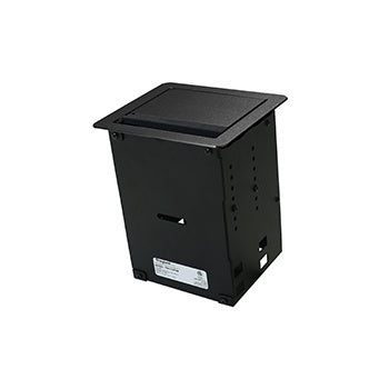 TB672AUBKF Integreat™ Field Wired AV Table Box With USB in Black