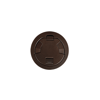 6AT2PAVBZ Evolution™ Recessed Prewired AV Assembly with Flush Style Cover in Bronze