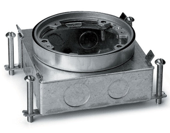 885B Shallow Steel Single Service Floor Box