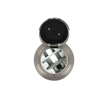 6AT2SN3H 3-Hour Fire Classified 6 inch Recessed Unwired Flush Style Poke-Thru Assembly in Satin Nickel